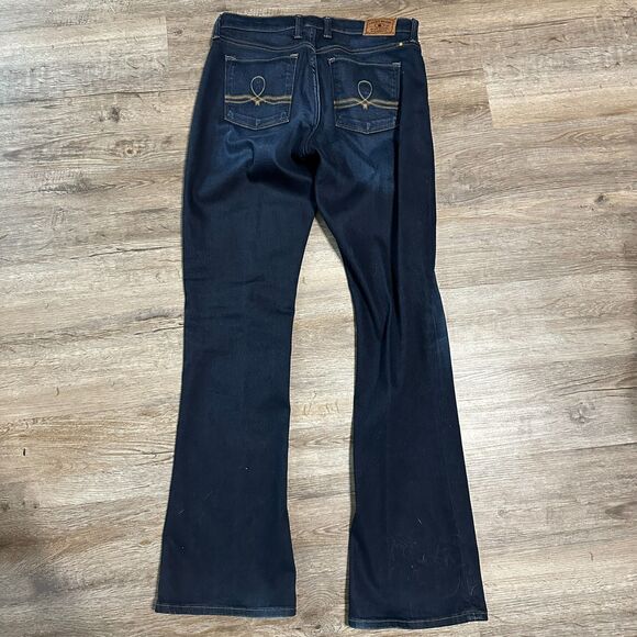 Lucky Brand Sofia Boot Jeans Dark Wash Womens Size 8 / 29 - Picture 2 of 5